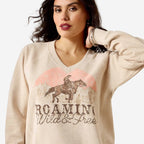 Ariat Women's Western Victoria Oversized Sweatshirt | Cozy French Terry Pullover