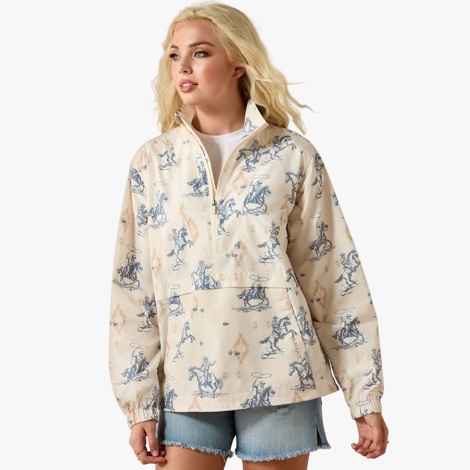 Ariat Women's Whisper Pullover Jacket | Lightweight Water-Repellent Windbreaker