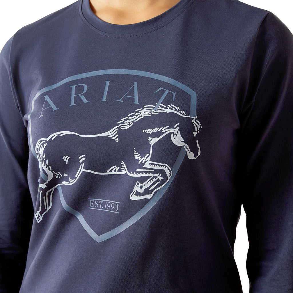 Ariat Youth Liberty Jump Long Sleeve Equestrian Shirt | Organic Cotton