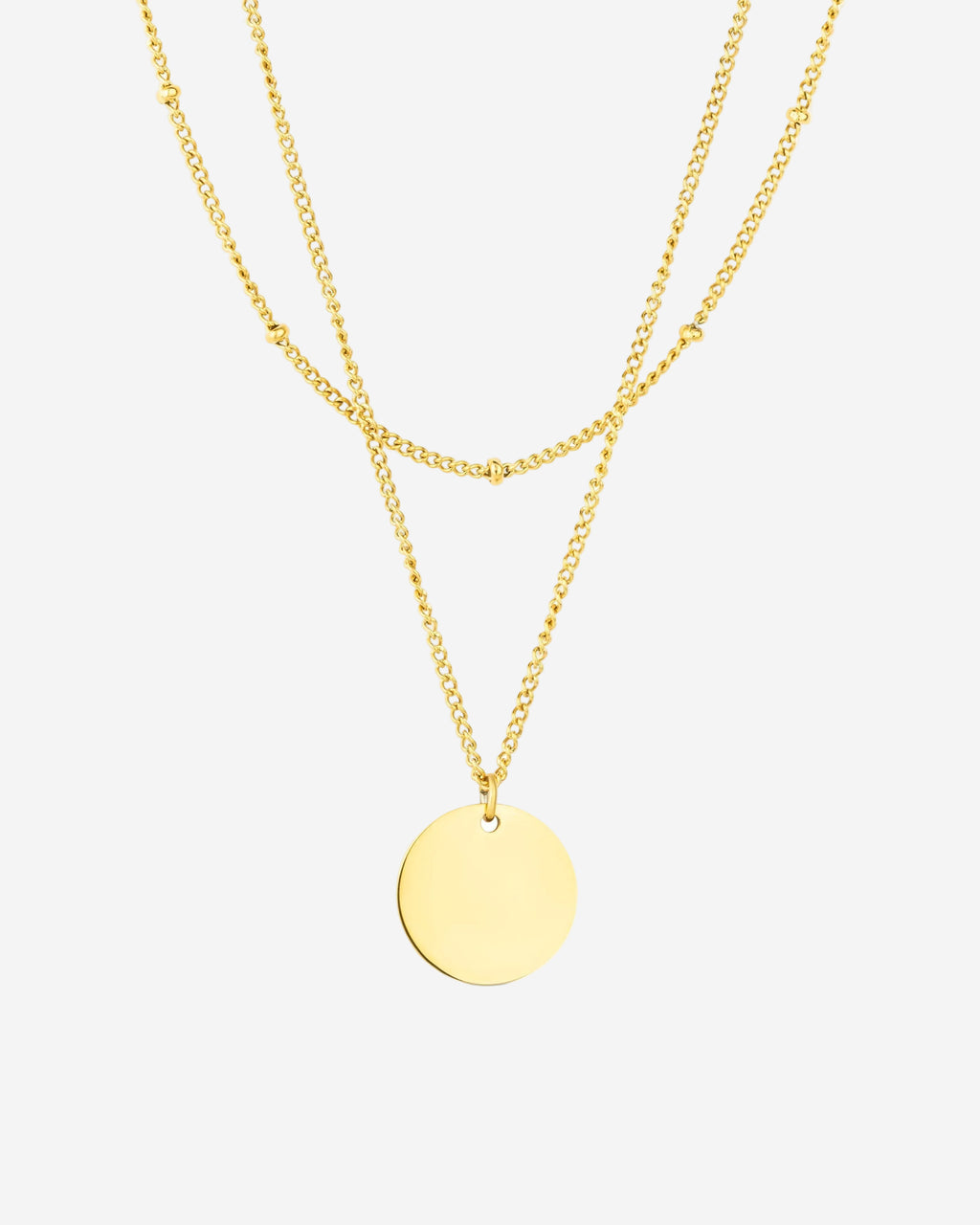 Arvo Layered Disc Necklace | Gold by Arvo