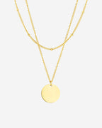 Arvo Layered Disc Necklace | Gold by Arvo