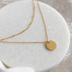 Arvo Layered Disc Necklace | Gold by Arvo