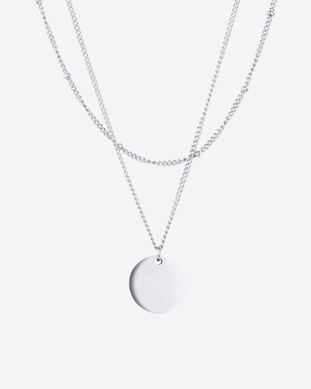 Arvo Layered Disc Necklace