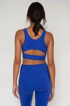 Breathe Easy Cut-Out Back Sports Bra Lycra® Blend