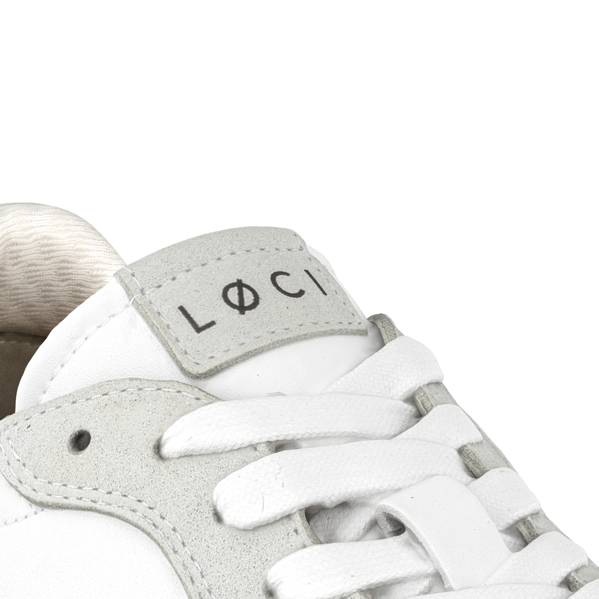 ATOM Sneaker | White & Light Grey