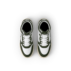ATOM Hi-Top Sneaker | White & Green