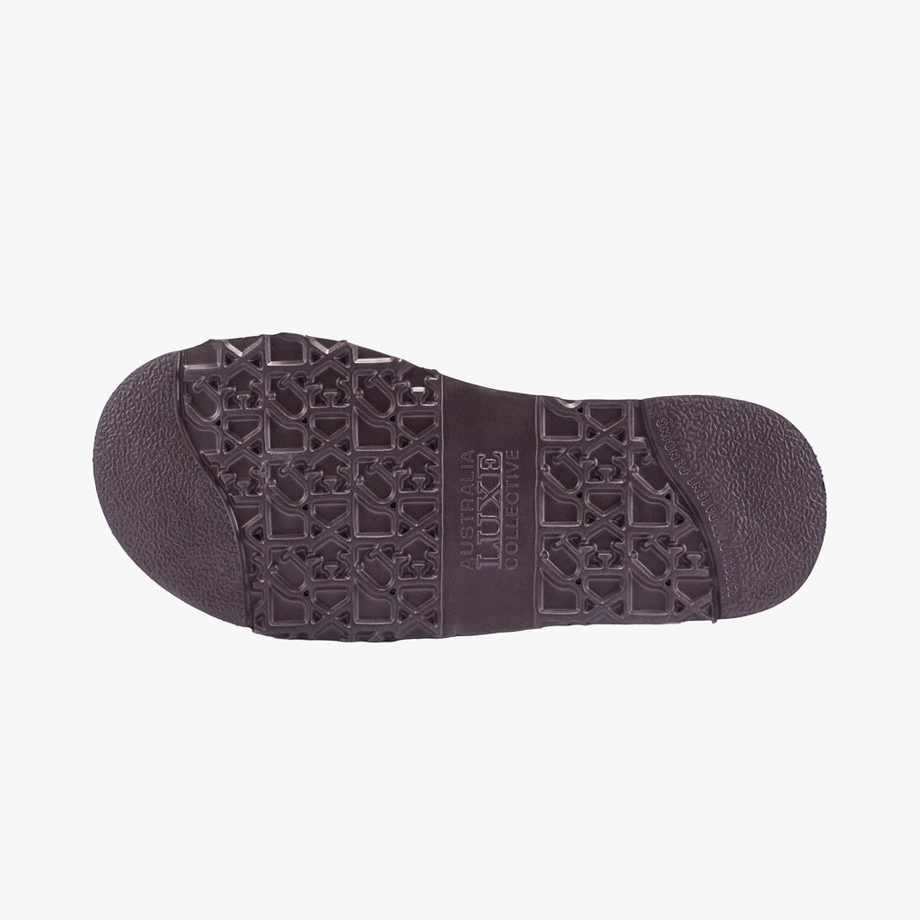 Cosy Ultra Short Platfoam Boot | Glitter Plum