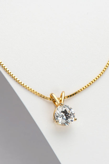 Show Off 1 Ct Moissanite Pendant Necklace