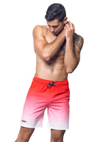 Eco-Friendly Sunrise Beach Shorts Red