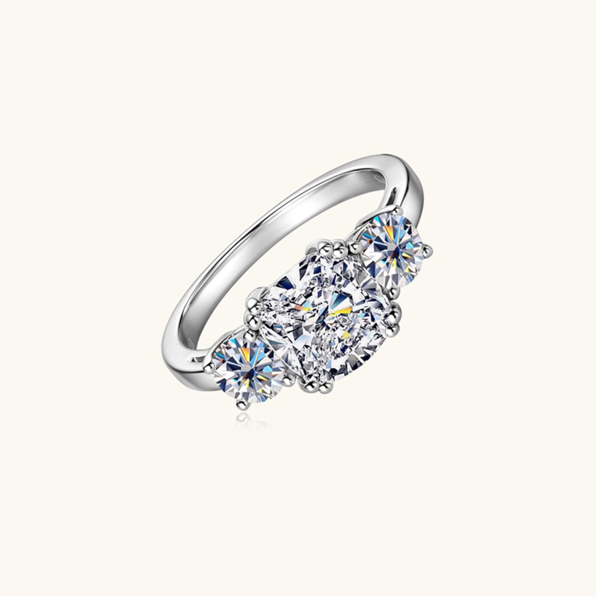 Moissanite Engagement Ring