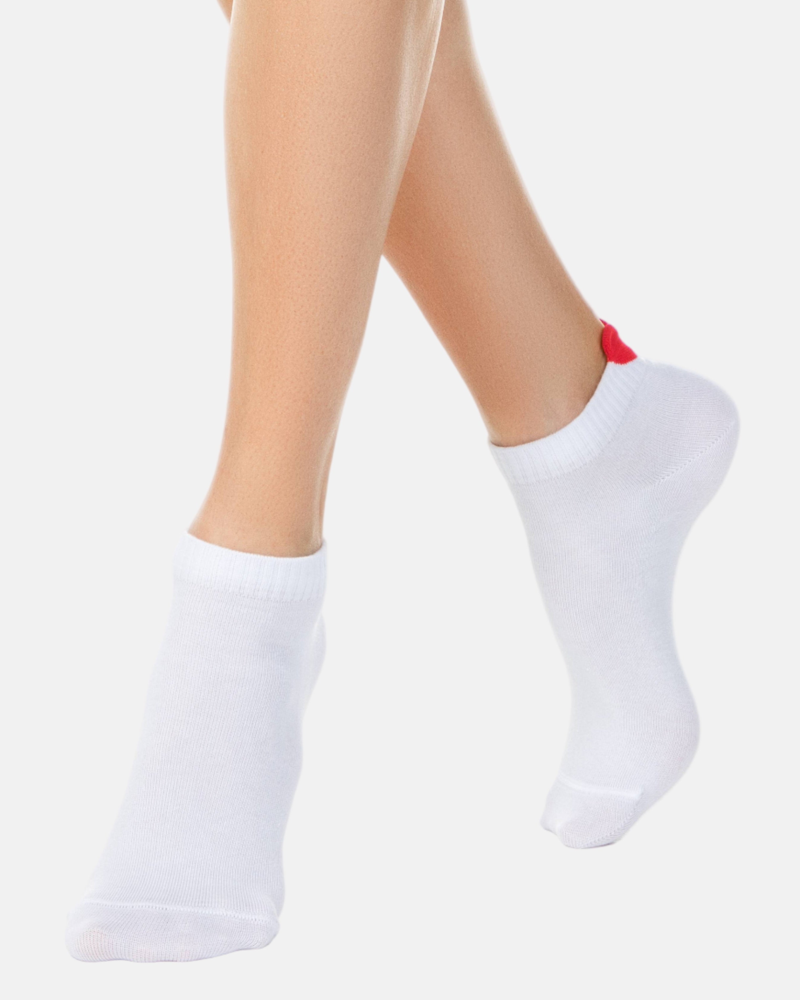 Cotton Ankle Socks Conte Active - 221 Picot Heart