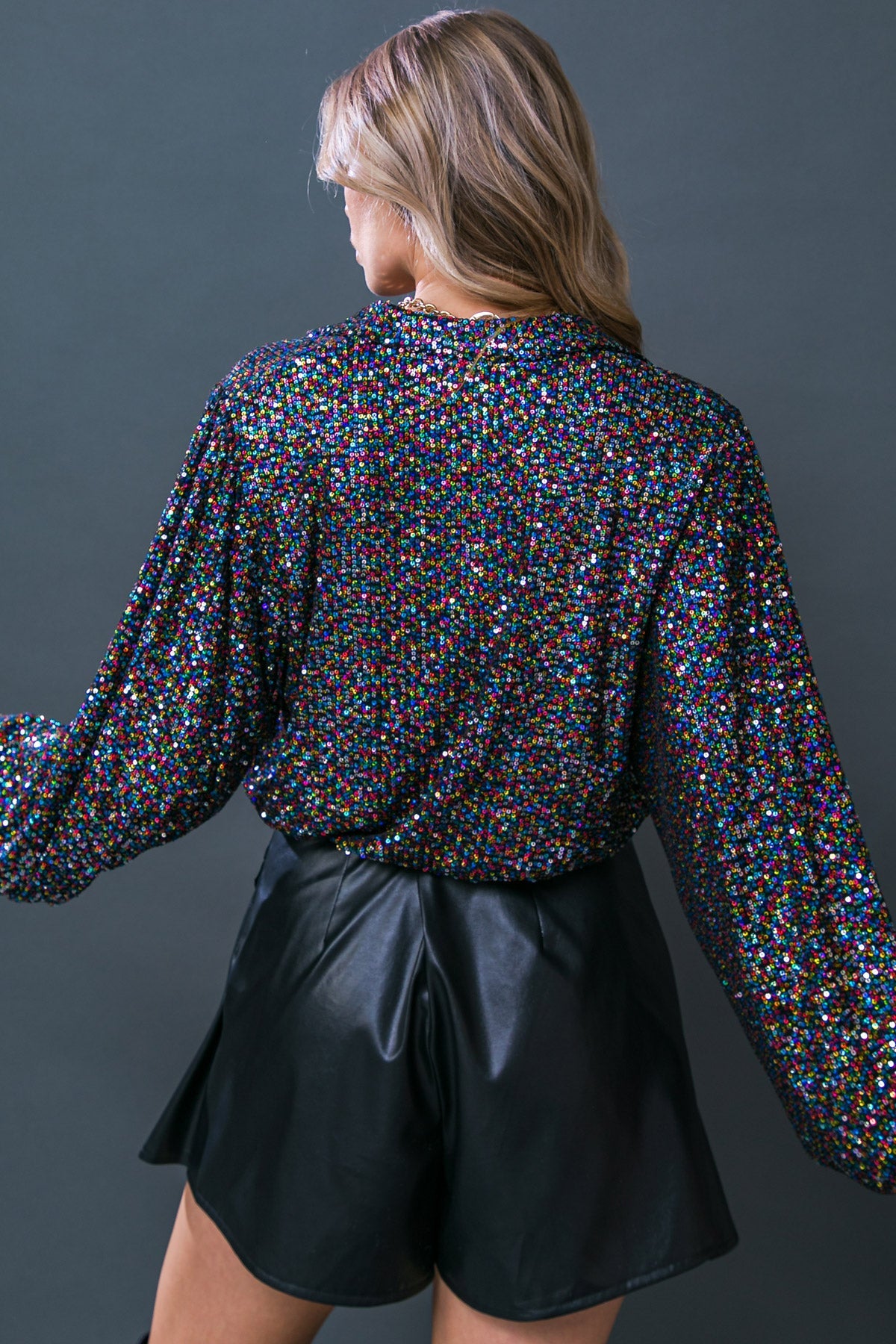 Freedom Calls Sequin Top