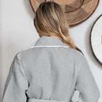 Knee-Length Waffle Women’s Robe