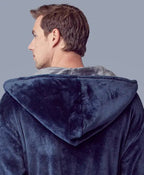 Men’s Robe with Hood Ultra-Soft Plush Comfort for Everyday Use