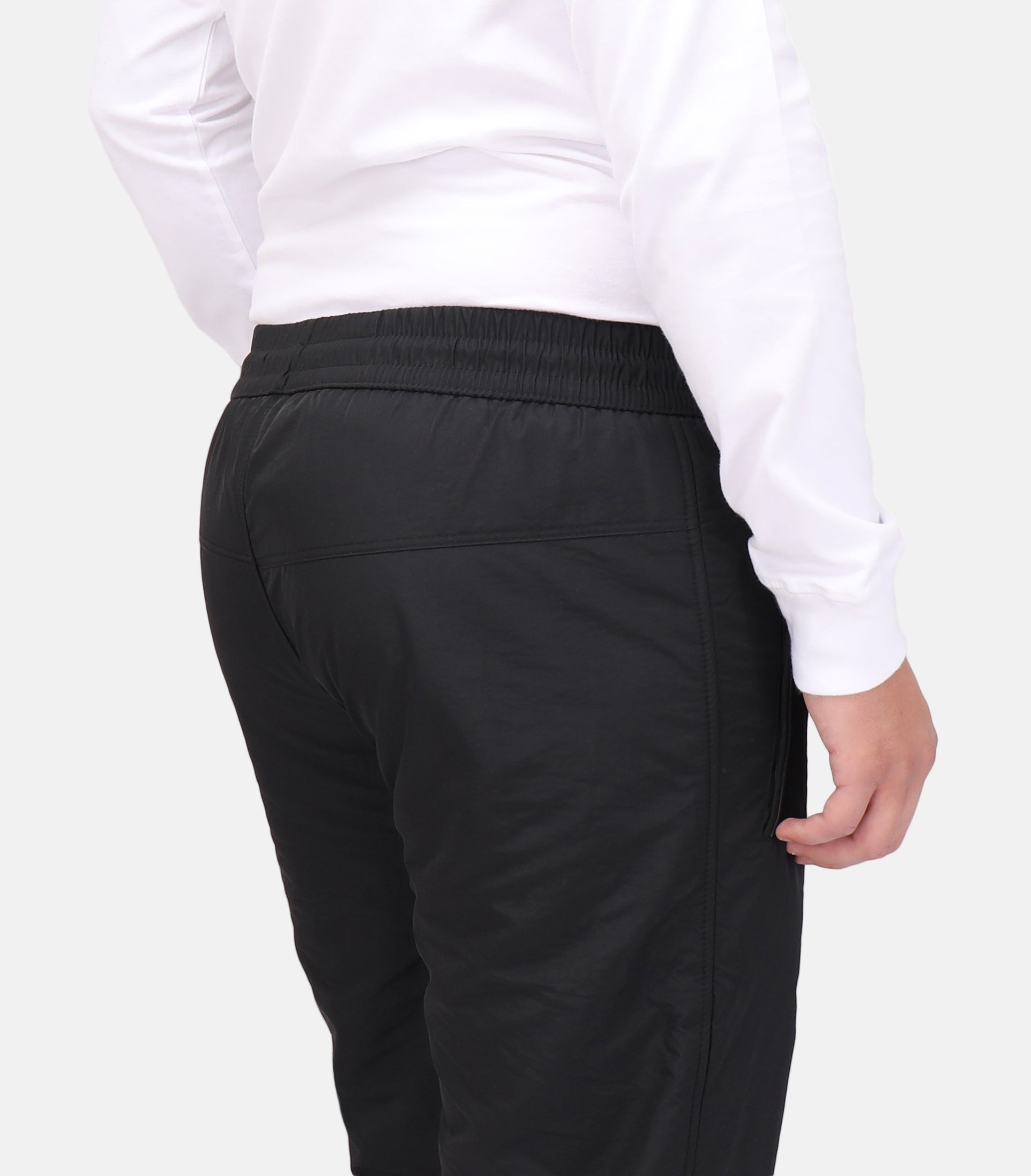 Insulated Fleece Lined Water Resistant Snow Pants Black | Tall