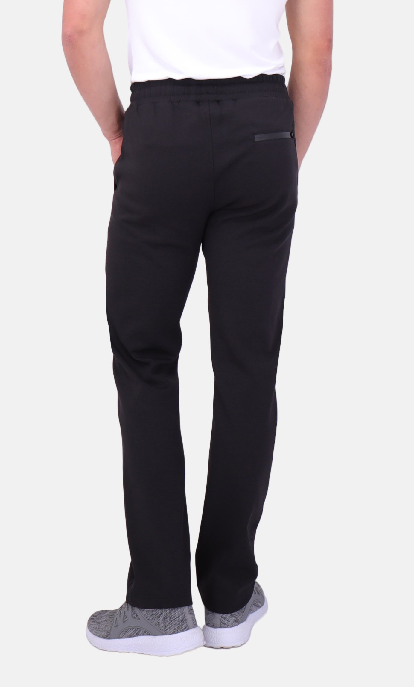 SCR Classic Athleisure Pant Straight Black | Tall