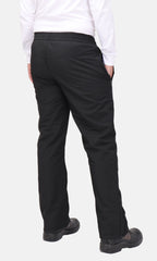 Insulated Fleece Lined Water Resistant Snow Pants Black | Tall