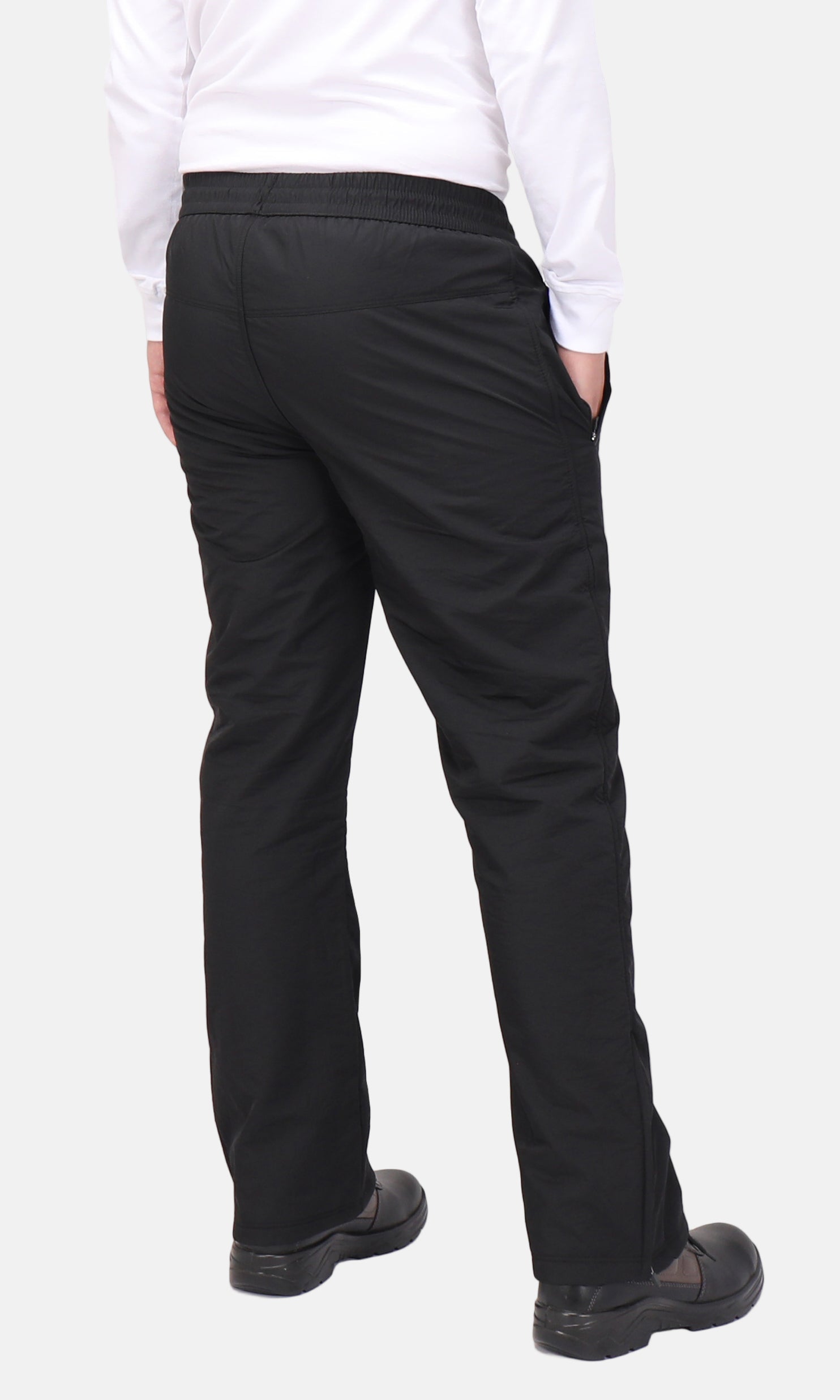 Insulated Fleece Lined Water Resistant Snow Pants Black | Tall