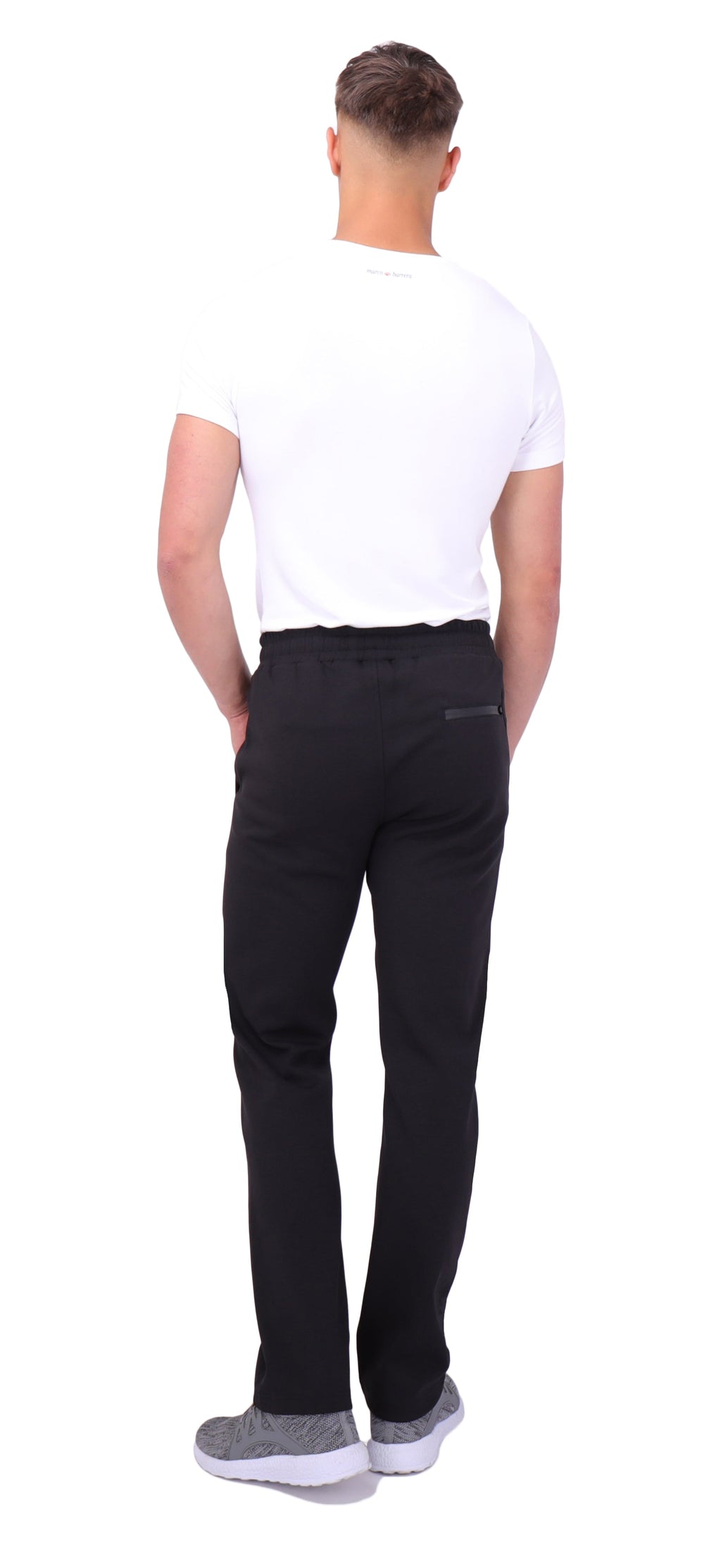 SCR Classic Athleisure Pant Straight Black | Tall