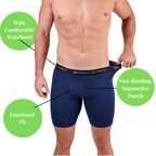 Men's 6" Inseam Bamboo Rayon Boxer Briefs | 4 Pack