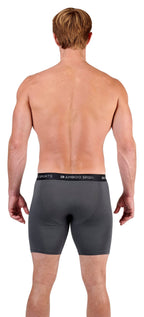 Men's 6" Inseam Bamboo Rayon Boxer Briefs | 4 Pack