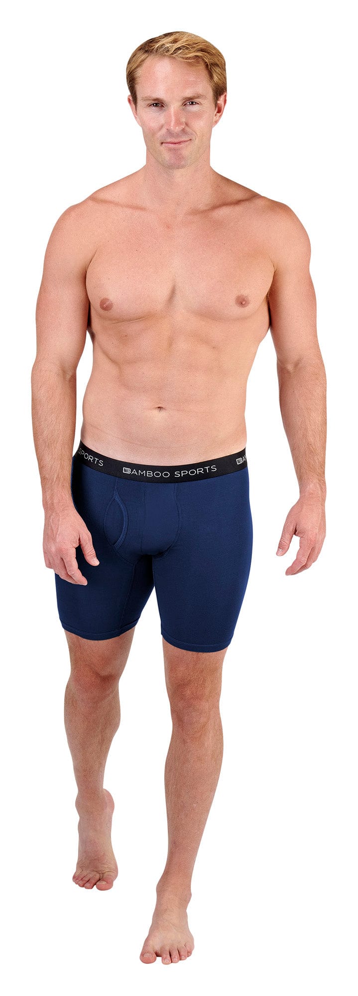 Men's 6" Inseam Bamboo Rayon Boxer Briefs | 4 Pack