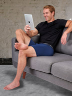 Men's 6" Inseam Bamboo Rayon Boxer Briefs | 4 Pack