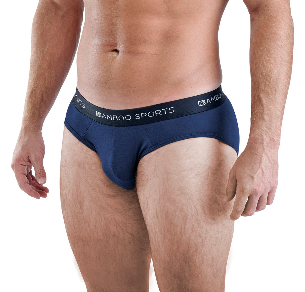 Men's Bamboo Rayon No Fly Briefs | 4 Pack