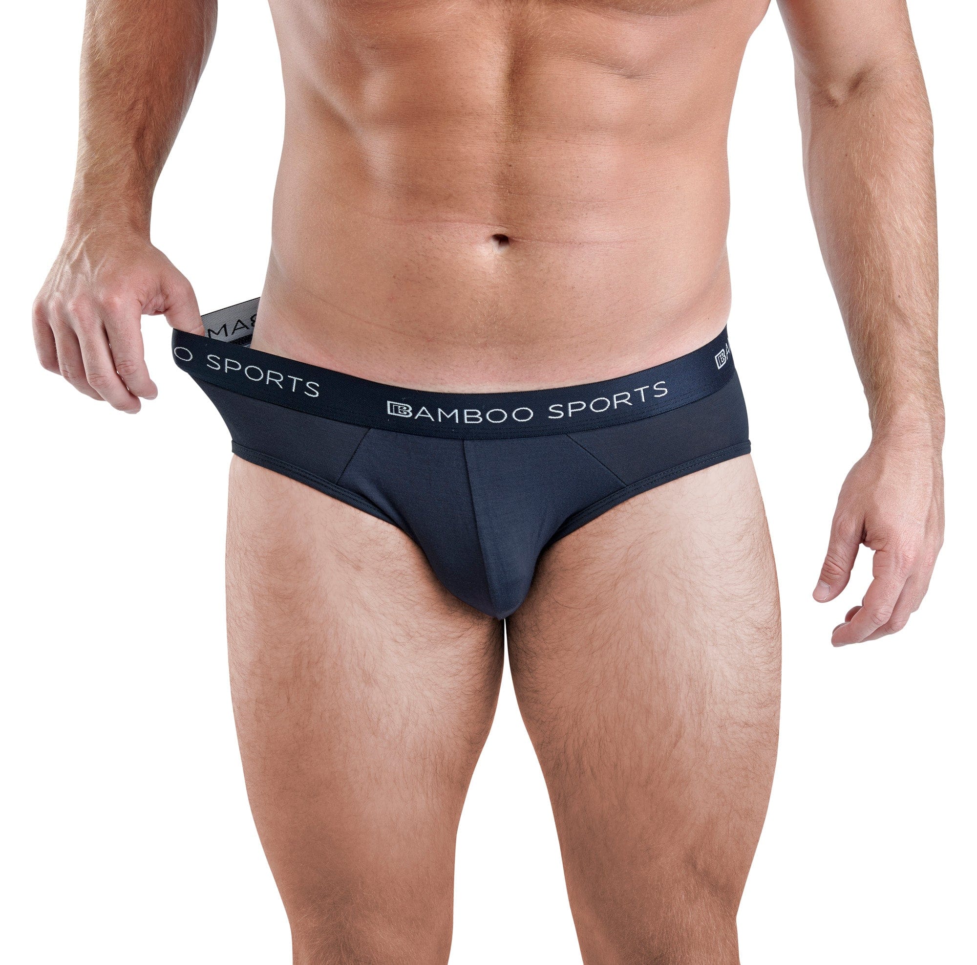 Men's Bamboo Rayon No Fly Briefs | 4 Pack