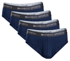 Men's Bamboo Rayon No Fly Briefs | 4 Pack
