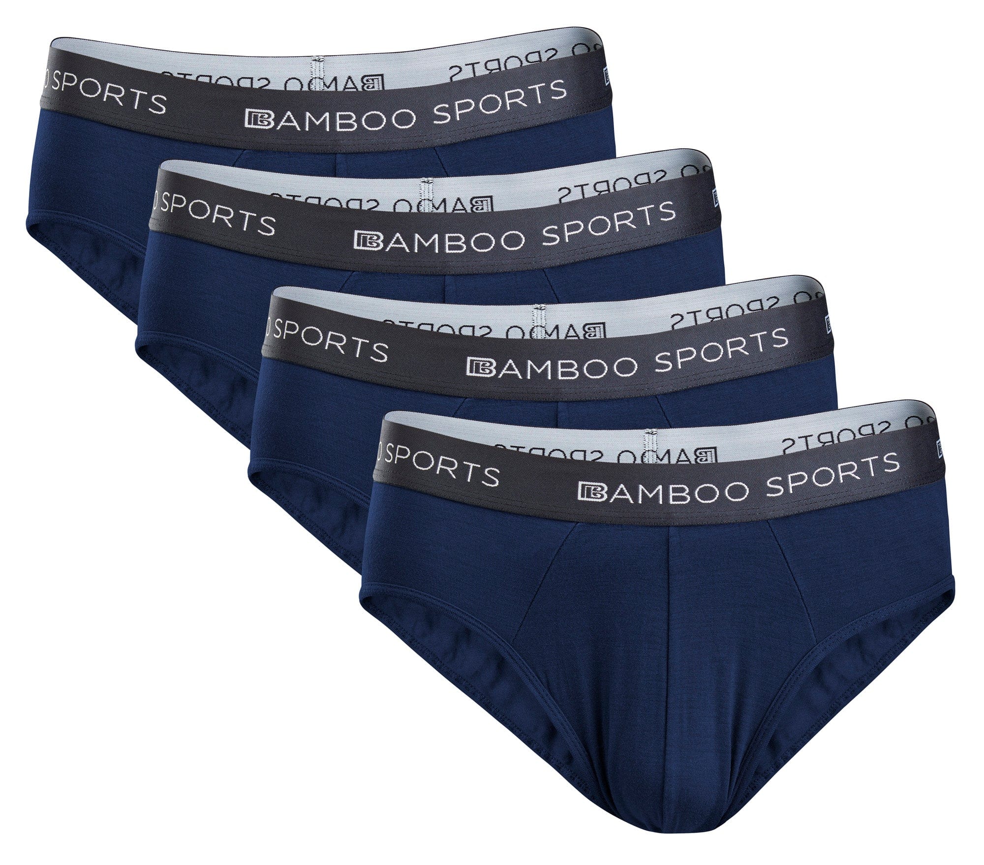 Men's Bamboo Rayon No Fly Briefs | 4 Pack