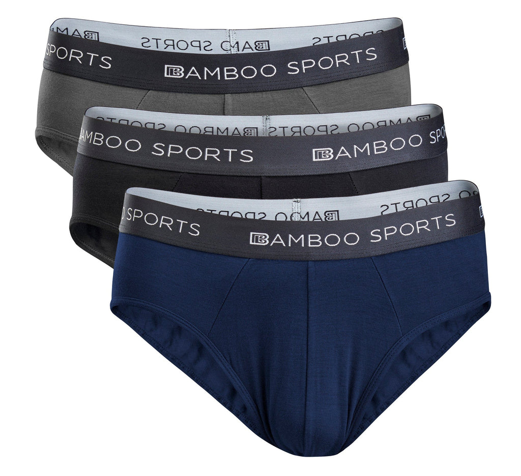 Men's Bamboo Rayon No Fly Briefs | 4 Pack