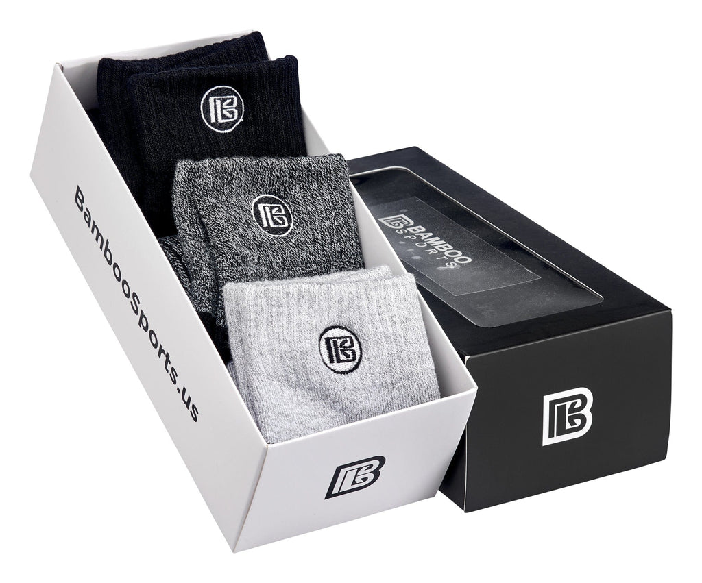 Premium Bamboo Rayon Crew Socks | Set