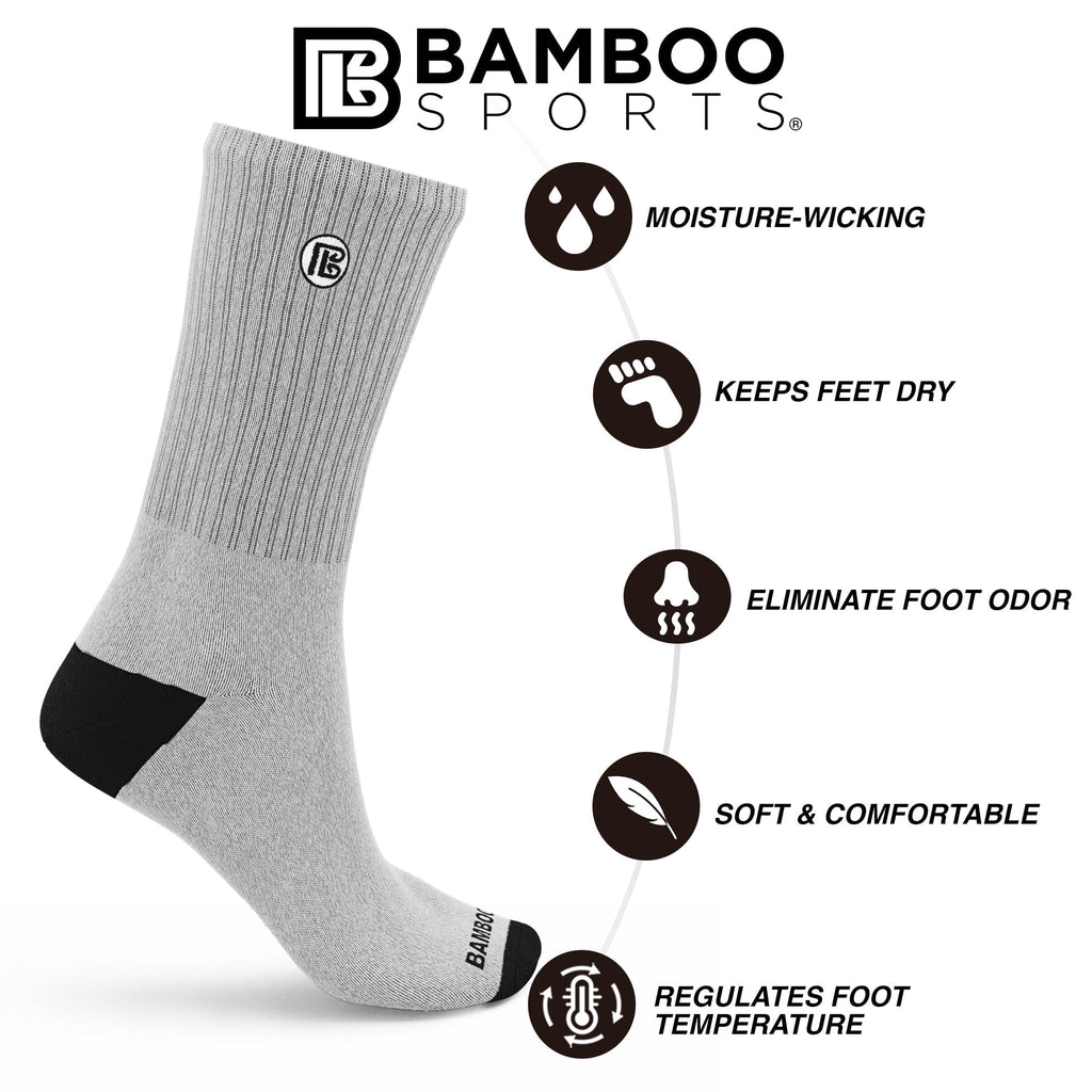 Premium Bamboo Rayon Crew Socks | Set