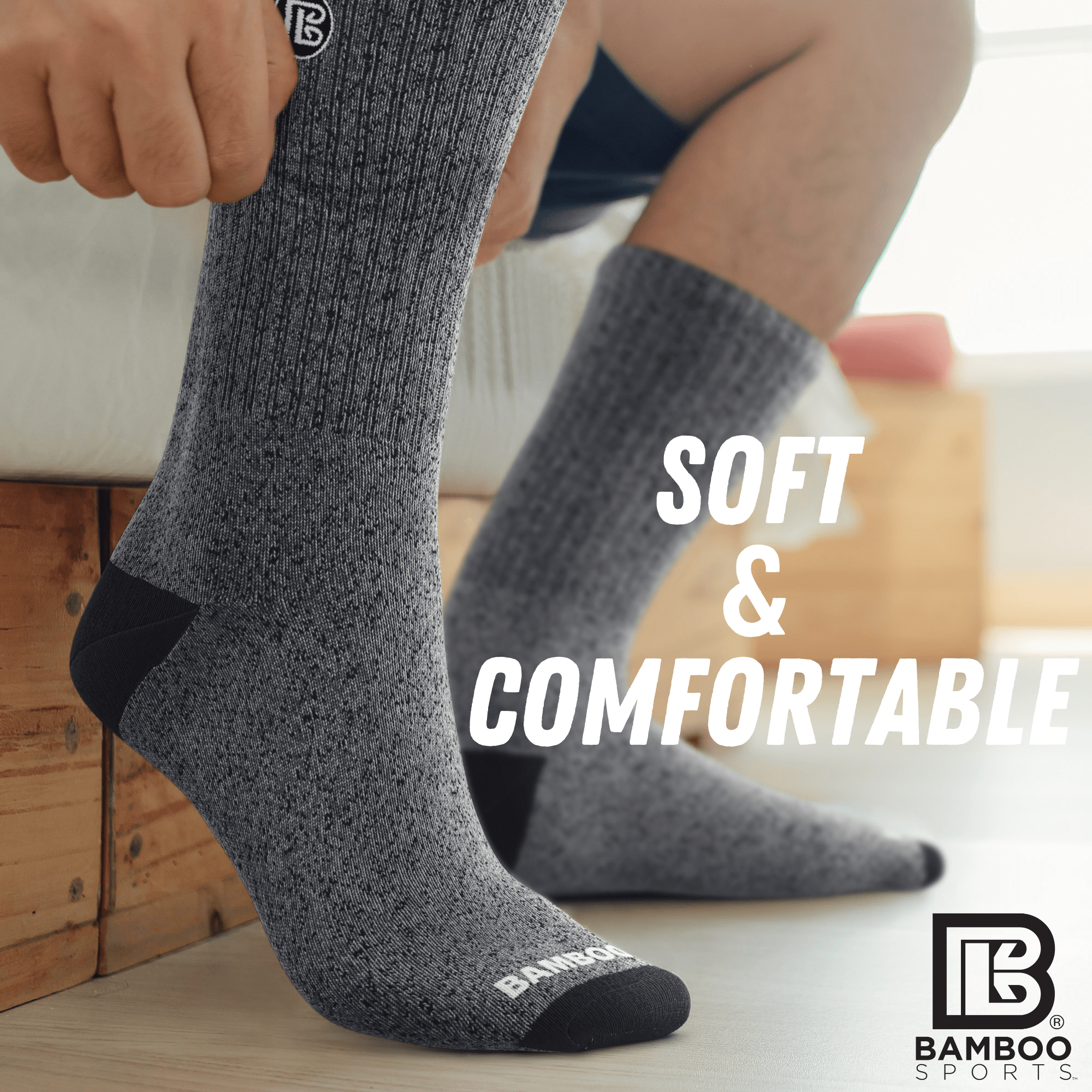 Premium Bamboo Rayon Crew Socks | Set