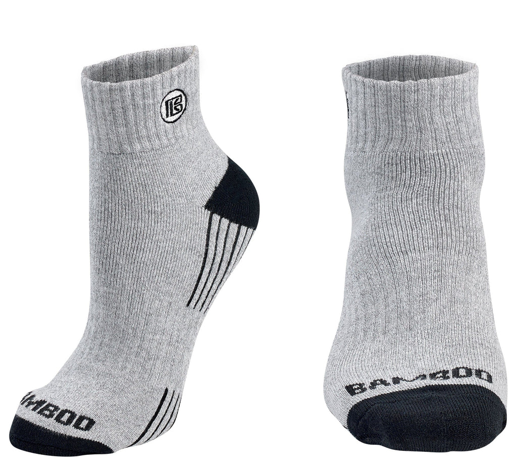 Premium Bamboo Rayon Quarter High Crew Socks | Set