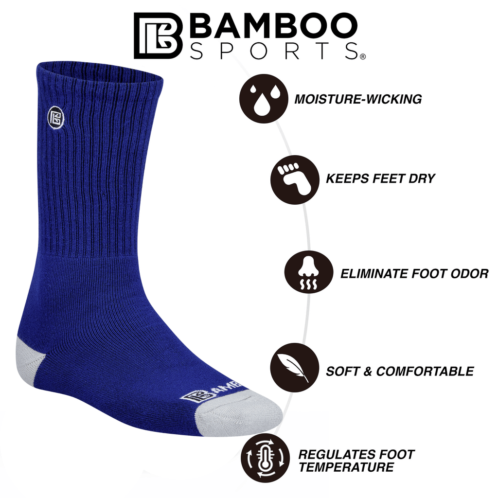 Premium Bamboo Rayon Crew Socks | Set