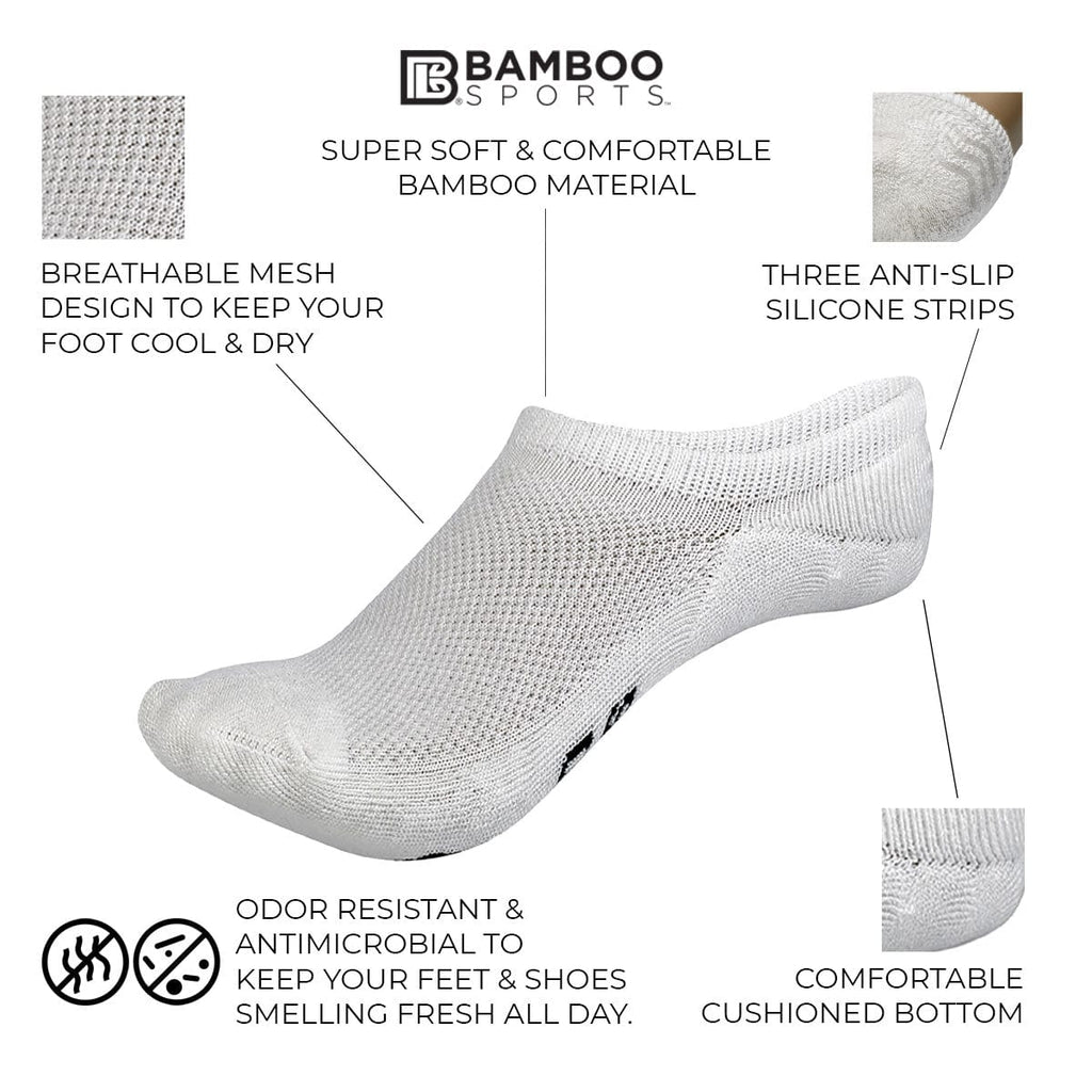 Bamboo Rayon Invisible No Show Socks | Set