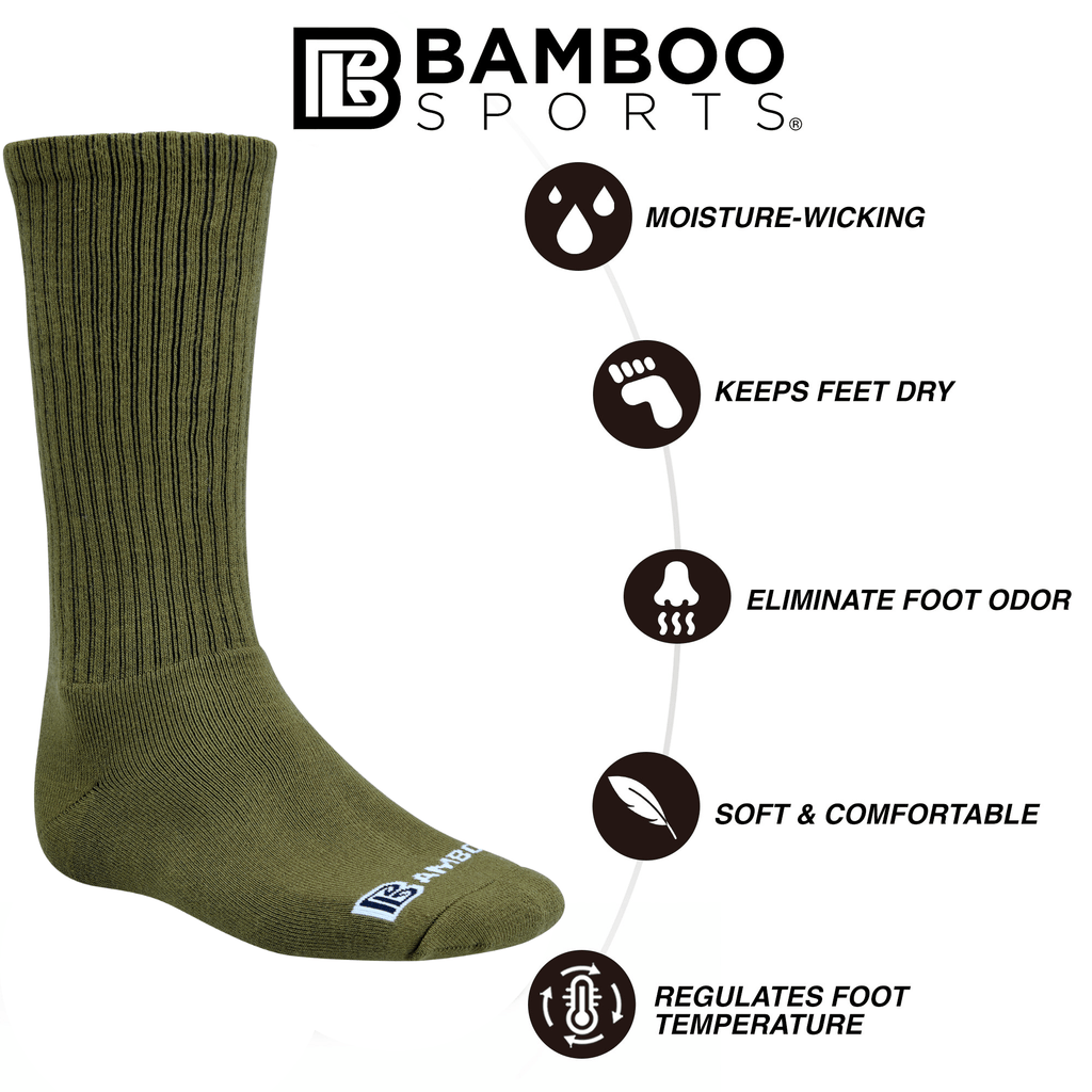 Knee High Premium Crew Socks | 2 Pack