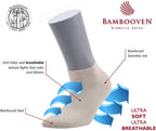 Women’s Bamboo Ankle Socks 582 | 6-Pack