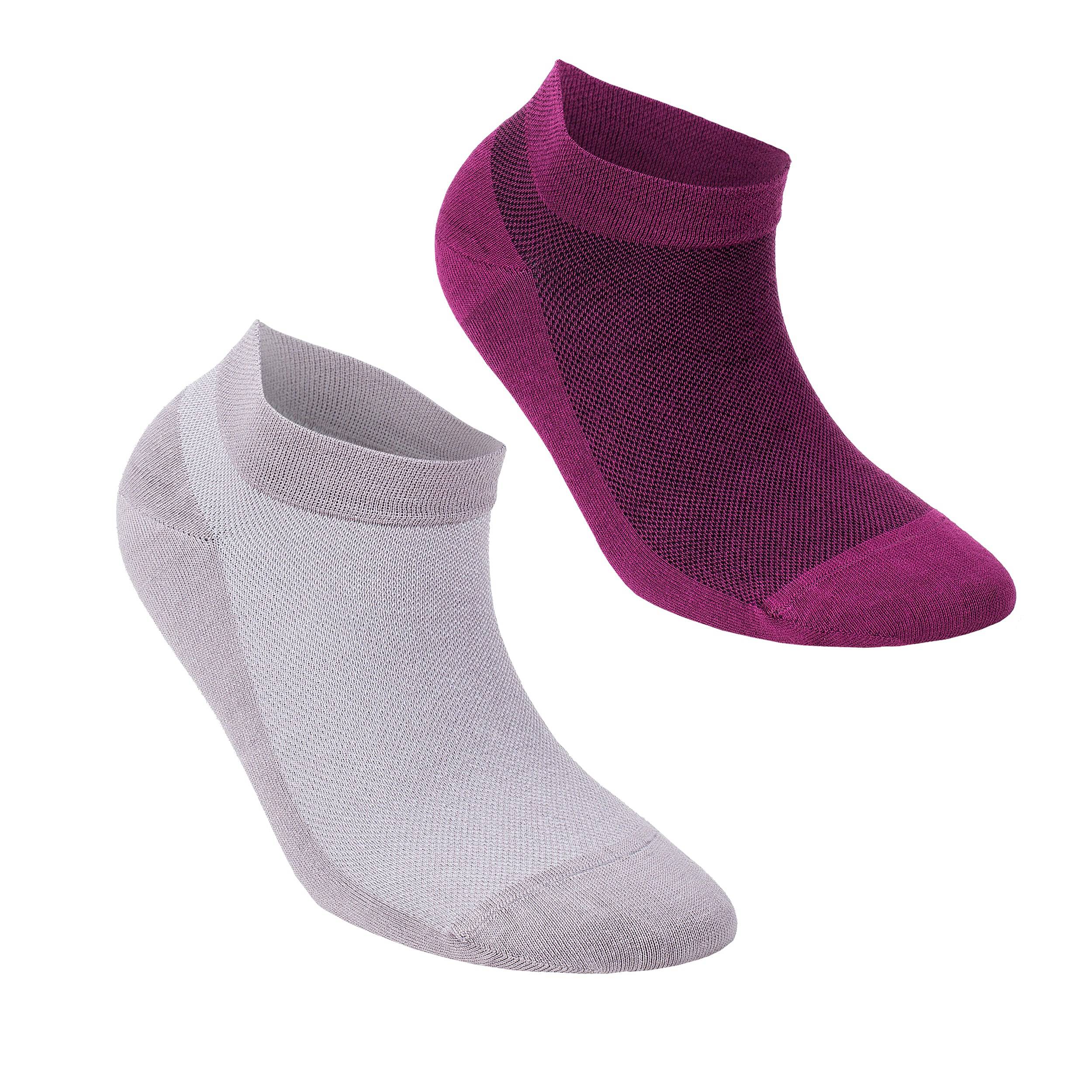 Bambooven Women’s Casual Ankle Socks Soft & Breathable 629 | 8 Pack