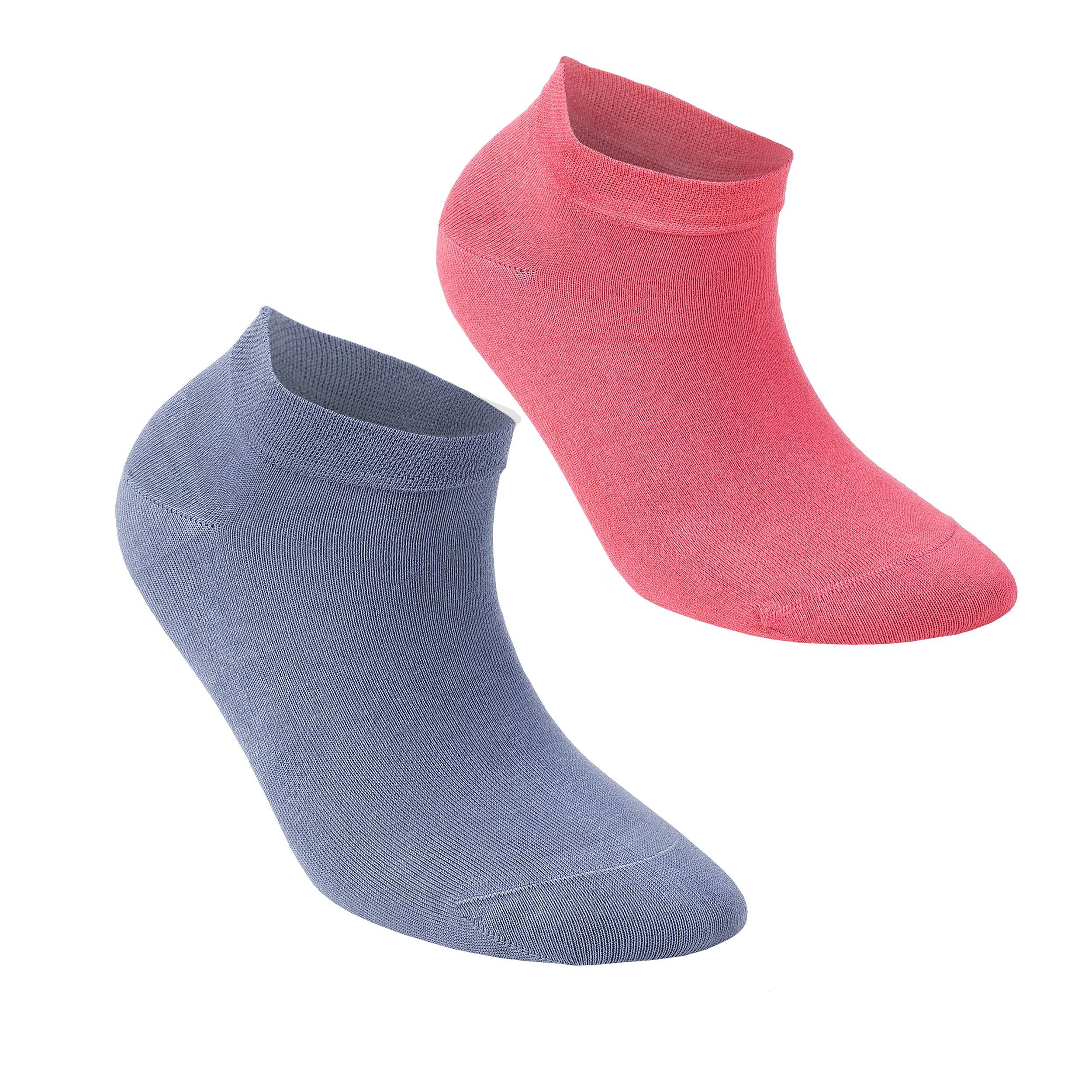 Bambooven Women’s Casual Ankle Socks Soft & Breathable 629 | 8 Pack