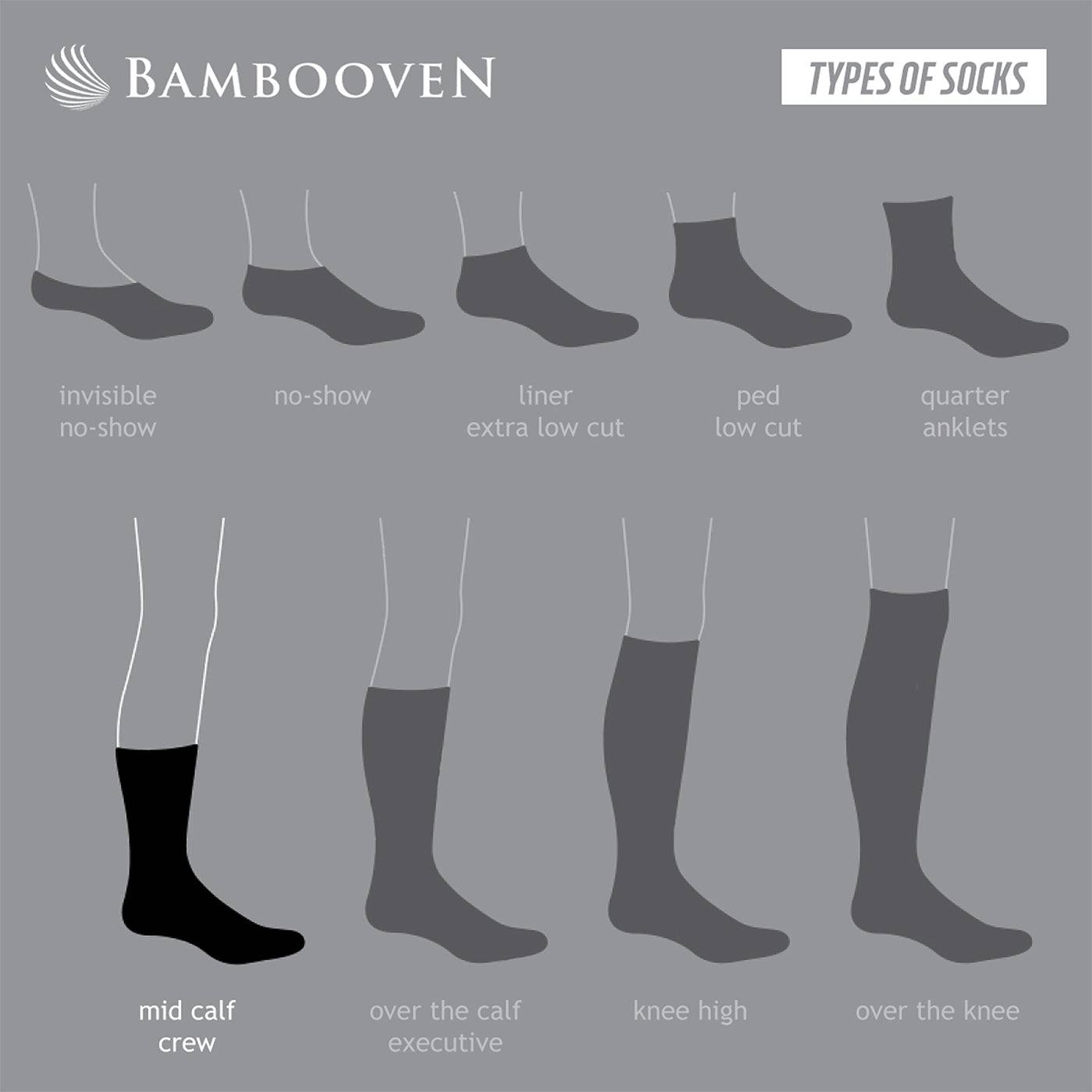 Men’s Bamboo Lightweight Dress & Trouser Socks 509 | 3-Pack