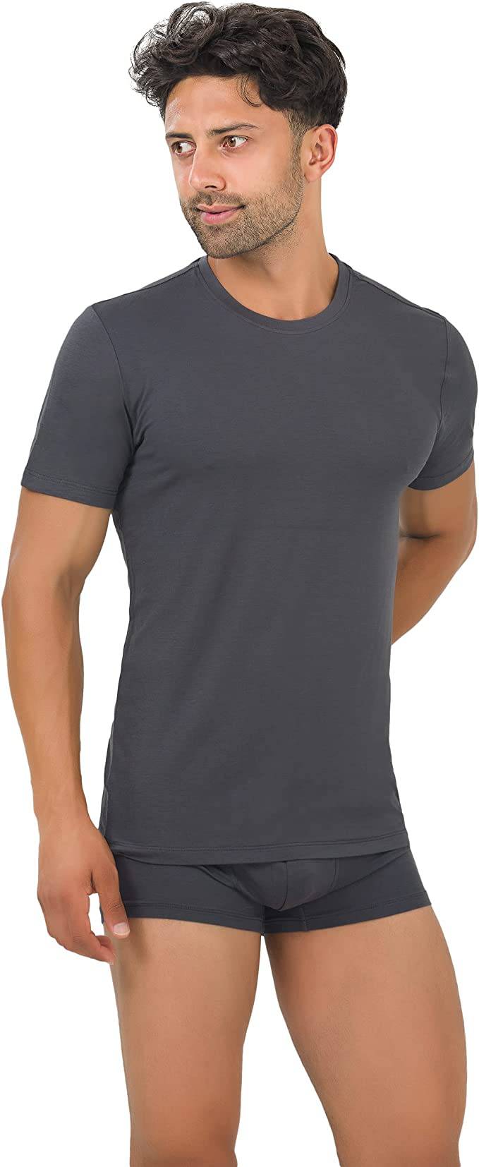Men's Bamboo Crew Neck Undershirts | 3-Pack