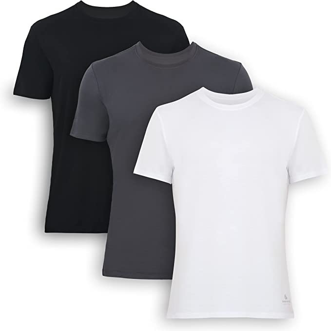 Men's Bamboo Crew Neck Undershirts | 3-Pack