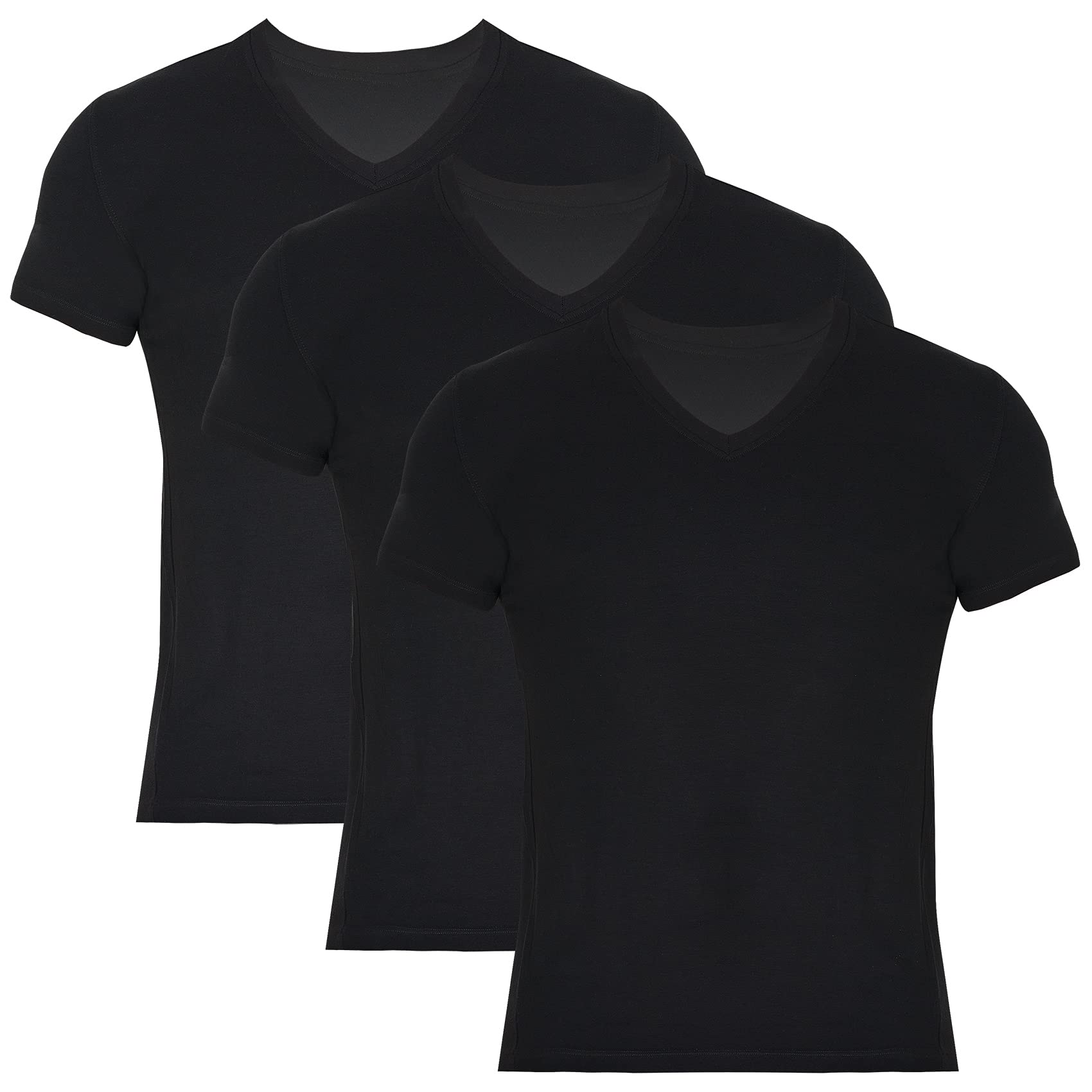 Men's Bamboo V-Neck Undershirt | 3-Pack