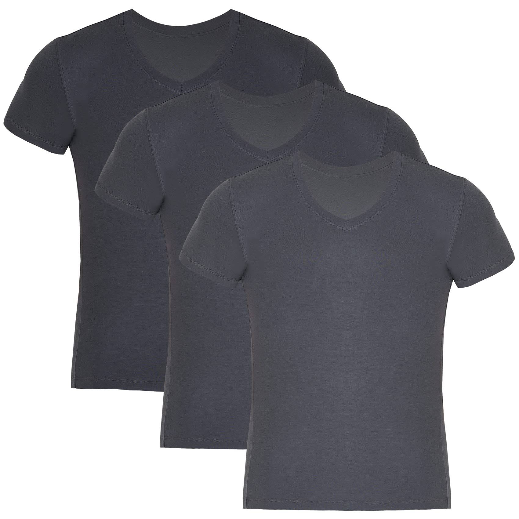 Men's Bamboo V-Neck Undershirt | 3-Pack