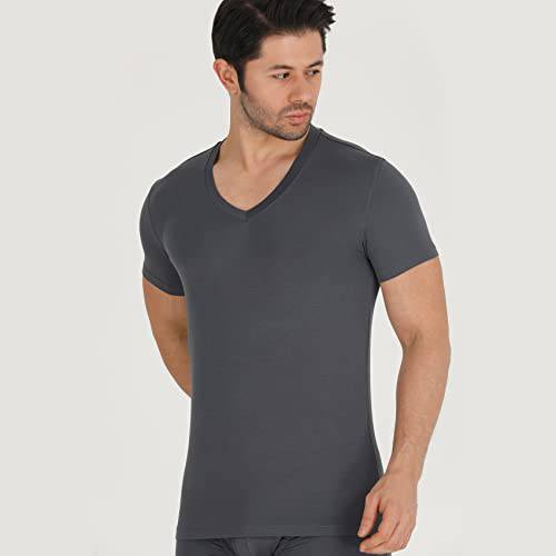 Men's Bamboo V-Neck Undershirt | 3-Pack