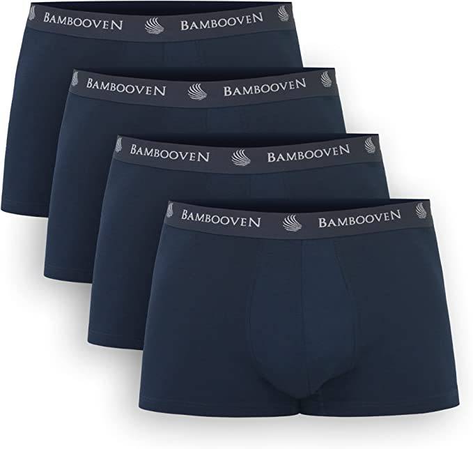 Men’s Bamboo Trunks with Pouch | 4-Pack