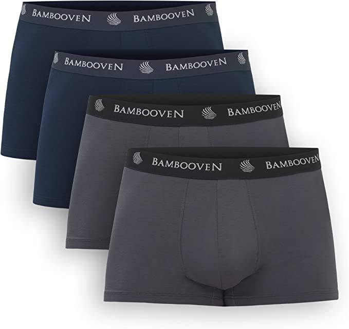 Men’s Bamboo Trunks with Pouch | 4-Pack